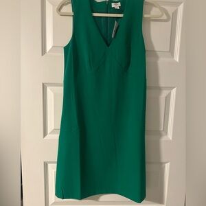 Elegant Green Sleeveless Dress